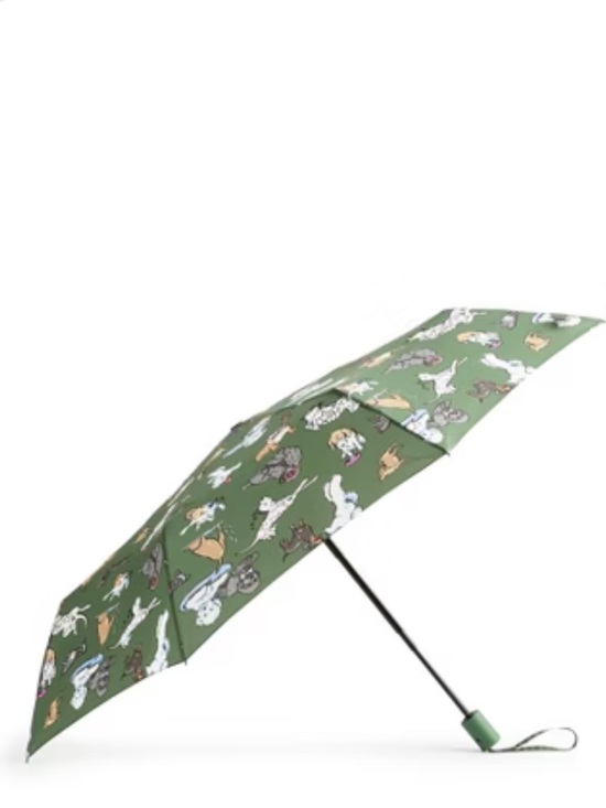 Vera Bradley Other - NWT Vera Bradley compact automatic folding umbrella in Dog Park